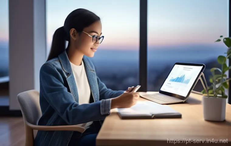 서비스관리사와 기술 혁신 사례 - **Prompt 1: The Human-AI Symphony Conductor**
    "A visionary female service manager, in her late 4...