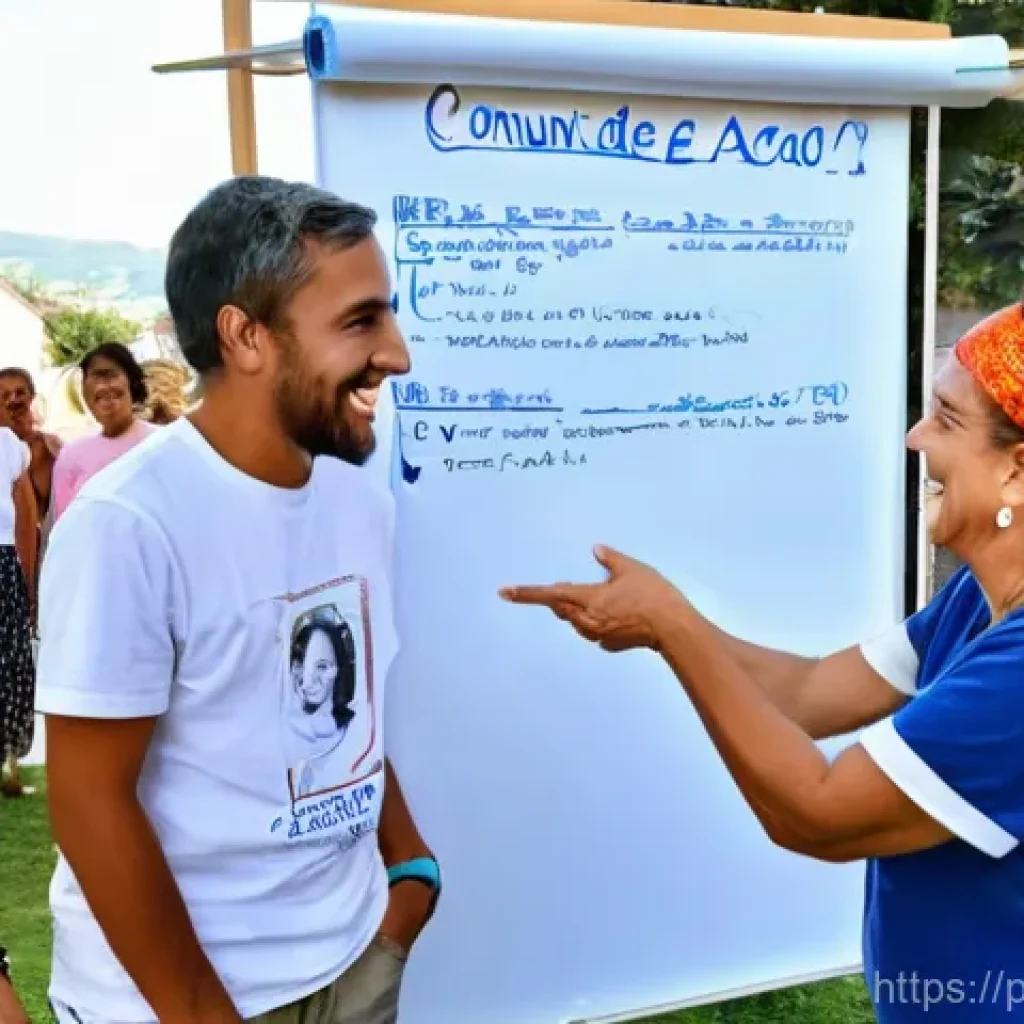 서비스관리사 실무 경험 쌓는 법 - **Prompt:** A vibrant and diverse group of young adults, clearly over 18, is engaged in a community ...