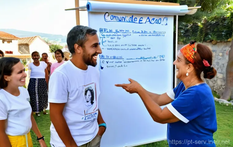 서비스관리사 실무 경험 쌓는 법 - **Prompt:** A vibrant and diverse group of young adults, clearly over 18, is engaged in a community ...