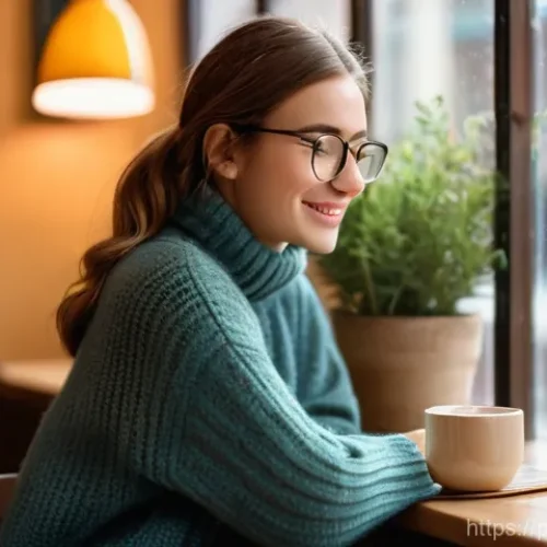 서비스관리사와 서비스 품질 개선 - **Prompt 1: Cozy Cafe Scene**
    A young woman, wearing a stylish but modest turtleneck sweater and...